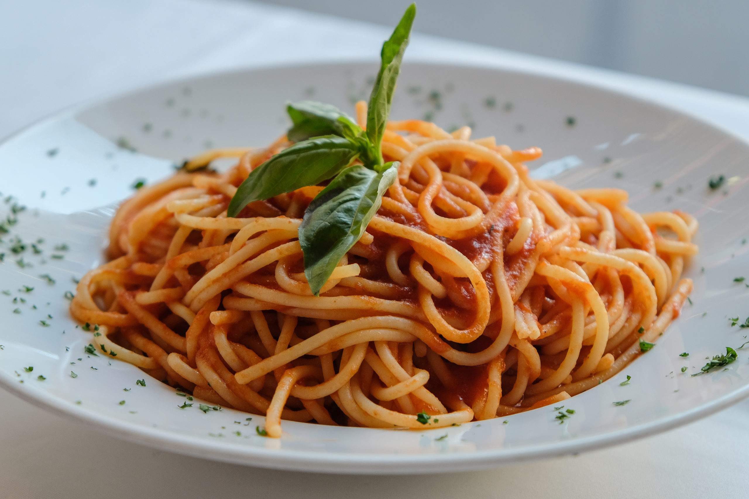 Spaghettis sauce tomate